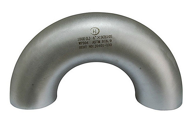 不銹鋼180度沖壓彎頭